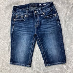 Miss Me Blue Bermuda Jeans